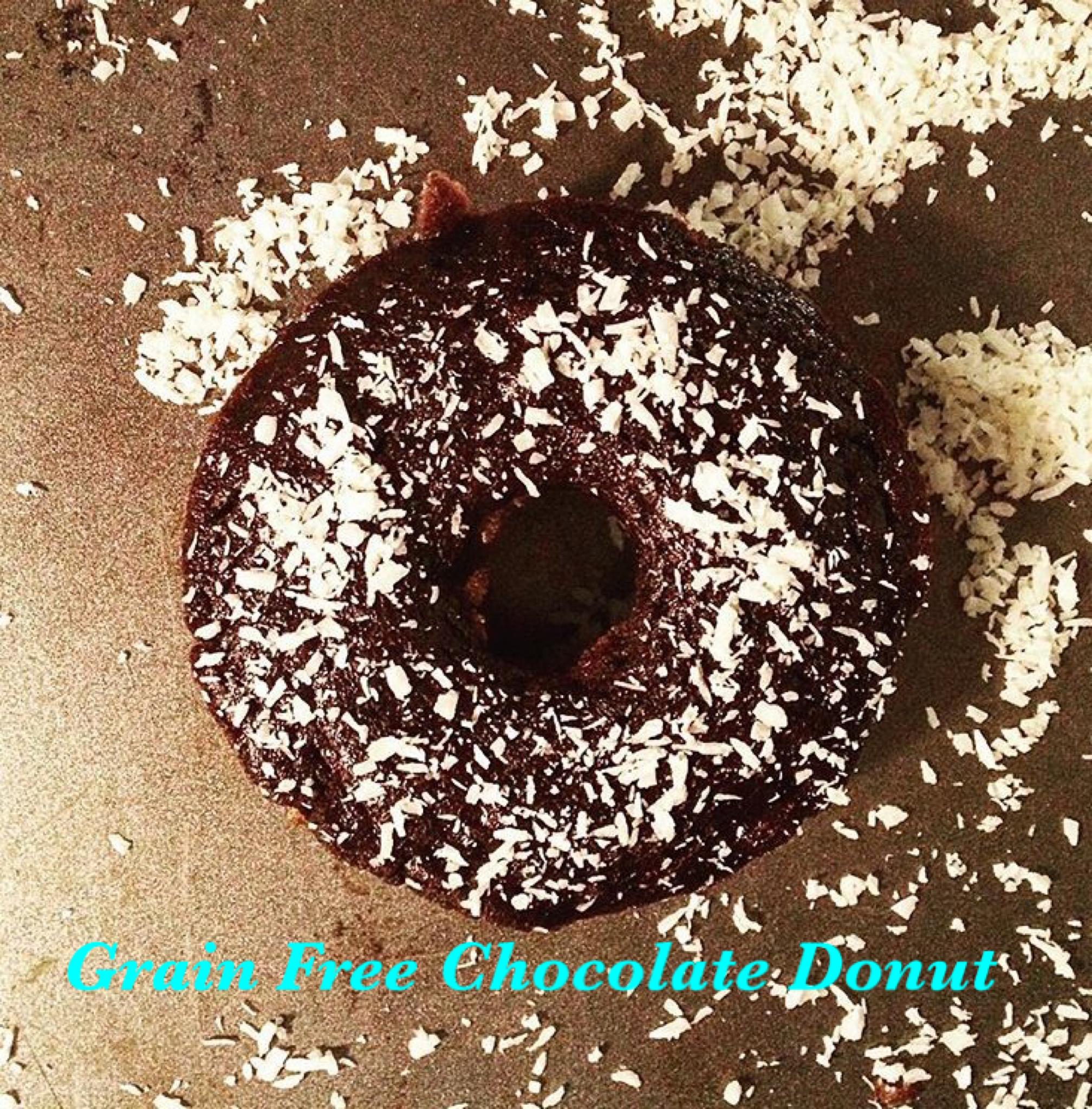 Healthy Chocolate Donut with Almond Flour (Grain Free, Dairy Free)